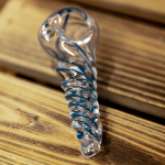 Glaspfeife – Spirale mit Spiral Muster
