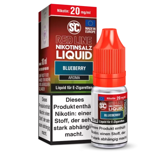 SC Red Line – Blueberry Nikotinsalz Liquid