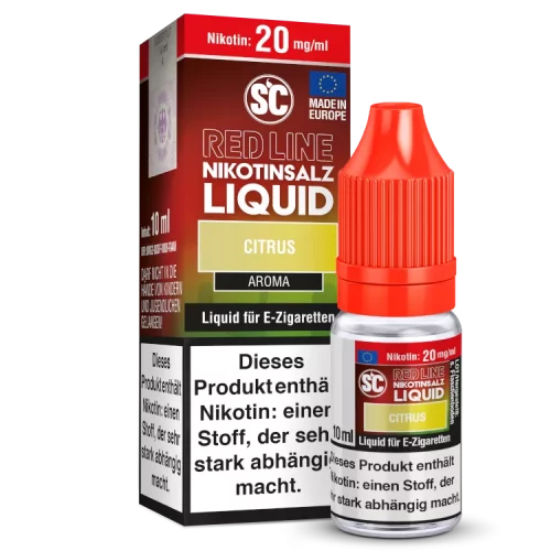 SC Red Line – Citrus Nikotinsalz Liquid