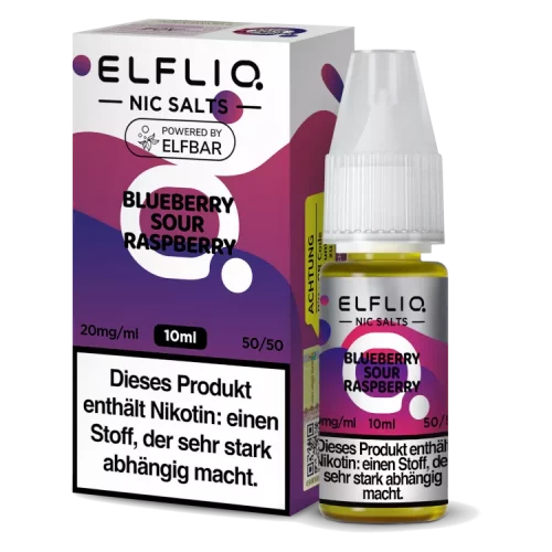 Elfliq by Elfbar – Blueberry Sour Raspberry Nikotinsalz Liquid