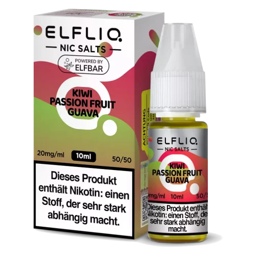 Elfliq by Elfbar – Kiwi Passion Fruit Guava Nikotinsalz Liquid