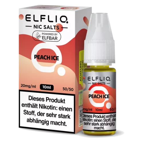 Elfliq by Elfbar – Peach Ice Nikotinsalz Liquid