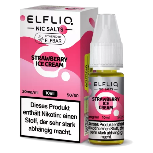 Elfliq by Elfbar – Strawberry Ice Cream Nikotinsalz Liquid