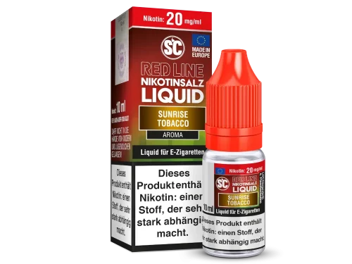 SC - Red Line - Sunrise Tobacco - Nikotinsalz Liquid