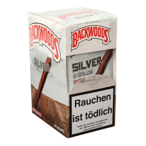 Backwoods Cigars " Silver " 5er Pouch ve8