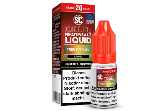 SC - Red Line - Triple Melon - Nikotinsalz Liquid